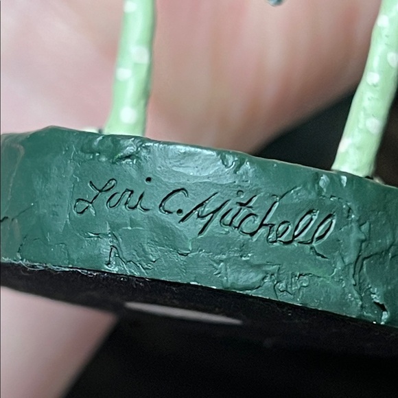 Vintage Christmas Kitsch Lori Mitchell Presents For You Gift Bag Figurine - Picture 10 of 10